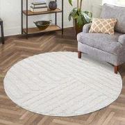 Vloerkleed Focus Feel - Rond - Hoogpolig - Fluffy  - Scandinavisch - C...