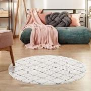 Vloerkleed Focus Madrid - Rond - Hoogpolig - Fluffy  - Scandinavisch -...