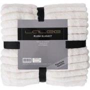 Plush Soft Plaid - Fluffy Deken - 3D Effect, Hoogpolig, 100% Polyester...