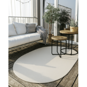 Brussels Uni Buitenkleed – Ovaal - Effen Indoor & Outdoor Vloerkleed –...