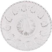 Clayre & Eef Ontbijtbord  Ø 20 cm Glas Rond Bord