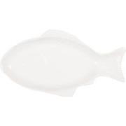 Clayre & Eef Kom Vis 125 ml Wit Keramiek