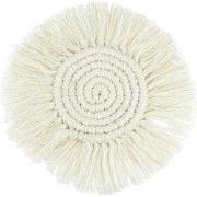 Krumble Onderzetter macrame rond - Katoen - Beige