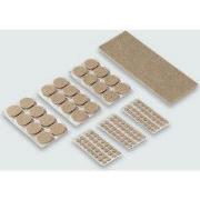 Beschermingen voor meubels van zelfklevend vilt - set van 121