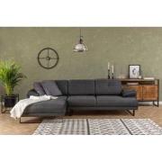 Hoekbank Links Mustang Antraciet 274 cm