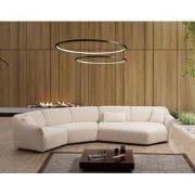 4-zits Hoekbank Mentis Crème