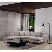 U Hoekbank Links Porto Beige