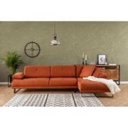 Hoekbank Rechts Mustang Orange 314 cm