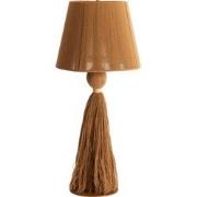 Light & Living - tafellamp - Espino - geel - textiel - bureaulamp - E2...