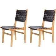 Teak tuinstoel Bantam (set van 2 stoelen) Tuindeco