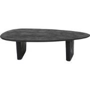 Salontafel Rudo 135 x 75 cm - Zwart Mangohout