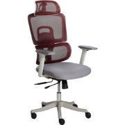 Beliani ALLY - Bureaustoel-Rood-Mesh