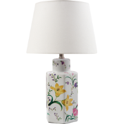 Beliani CAVADO - Tafellamp-Wit-Porselein