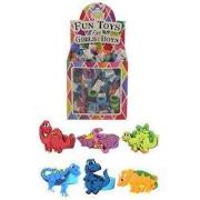 156 Stuks - Kinderringen Dinosaurus - In Traktatiebox - Ring Dino - Ui...