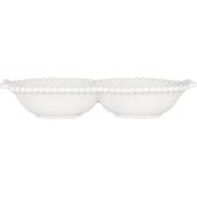 Clayre & Eef Kom 100 ml Wit Keramiek Vlinders