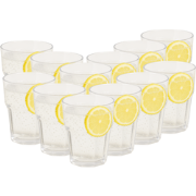 OTIX Kunststof Drinkglazen - 12 Stuks - Limonadeglazen - Waterglazen -...