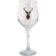 Clayre & Eef Wijnglas  300 ml Glas Rendier Wijnkelk