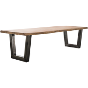 AnLi Style Eetkamertafel 300 Stam 60mm zwart RVS
