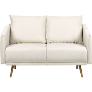 Beliani MAURA - Tweezitsbank-Beige-Polyester
