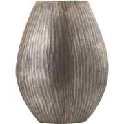 PTMD Bloempot Jowad - 35x16x46 cm - Aluminium - Goud