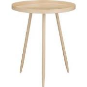 Mica Decorations Bijzettafel Flores - 42x42x49 cm - Ijzer - Beige