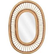 Mica Decorations Spiegel Ochre - 59x40x3 cm - Rotan - Geel