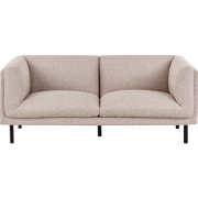 Beliani VORGOD - Tweezitsbank-Bruin-Polyester