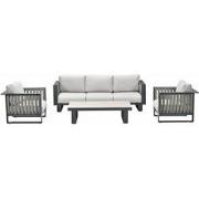 Garden Impressions Gabon loungeset 4-delig -taupe