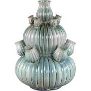 PTMD Vaas Nolou - 41x41x62 cm - Keramiek - Turquoise