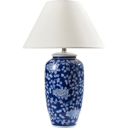Beliani ANGELES - Tafellamp-Blauw-Porselein