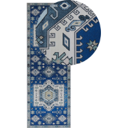 Beliani PARVAKADLI - Loper-Blauw-Polyester