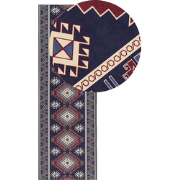 Beliani KANGAL - Laagpolig-Blauw-Polyester