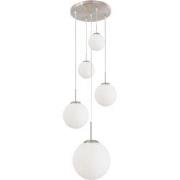 Moderne Hanglamp Phoenix Staal 5-lichts