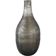 PTMD Vaas Elichi - 18x18x38 cm - Glas - Bruin