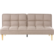 Beliani SILJAN - Driezitsbank-Bruin-Polyester