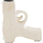 Candle holder - Gun - Ceramics - Sand - 12x5x12cm