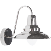 Beliani LUZA - Muurlamp-Zilver-IJzer