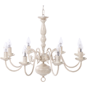 Beliani BRITHON - Hanglamp-Wit-IJzer