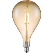 Edison Vintage LED filament lichtbron Carbon - Amber - G160 Ovaal - Re...