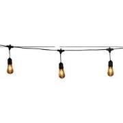 10led retro party light rubber 5m met 3m aanloopsnoer