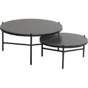 Carson koffietafel zwart dia. 6 H 30 cm