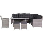 Garden Impressions Jaru lounge dining set 6-delig rechts - luxe kussen...