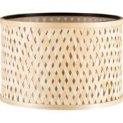 Bamboo Lampenkap - Cilindrisch - Beige - Boheemse stijl - ø30 x 20 cm ...