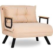 Slaapfauteuil in stof met metalen poten L67 cm  SANDO