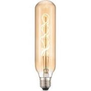 Edison Vintage LED filament lichtbron Tube - Amber - Spiraal - Retro L...