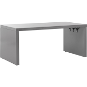 Beliani TARANTO - Tuintafel-Grijs-Vezelcement