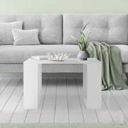 Salontafel 65x65x40 cm wit ML design