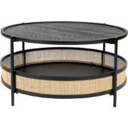 Housecraft Living Makoto Salontafel Rond 80x80 cm Zwart
