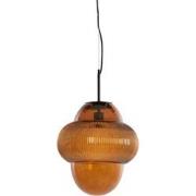 Light & Living - hanglamp - Ovnis - bruin - glas - E27 - 2981464