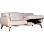 Zydante® Sofabed Roma - Créme - 200x80x77 cm